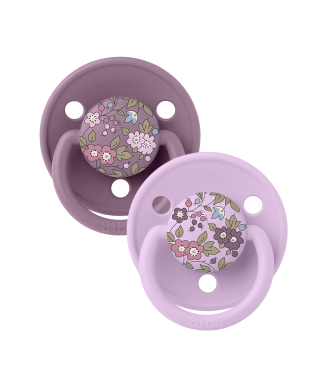 BIBS X LIBERTY DE LUX SILICONE MAUVE / VIOLET SKY 