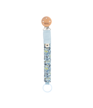 PACI BRAID - BIBS X LIBERTY CHAMOMILE BABY BLUE