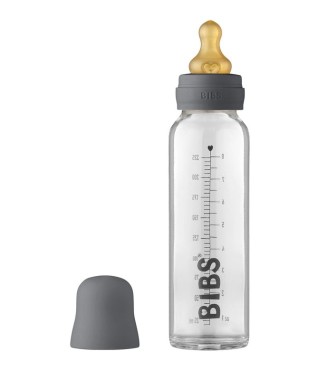 Baby Glass Bottle Complete Set 225ml - Iron