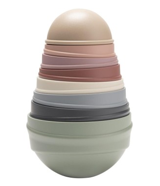 WOBBLY TOWER - PASTEL RAINBOW